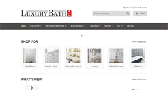 Desktop Screenshot of luxurybathforless.com
